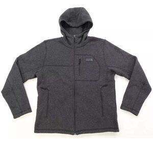 Men's THE NORTH FACE Micro Fleece Hooded Jacket Dark Gray L